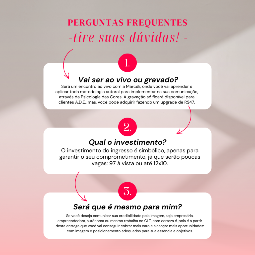 psicologia das cores | imersao ao vivo | funil de vendas | marketing | marca pessoal | branding | cores | imagem | posicionamento