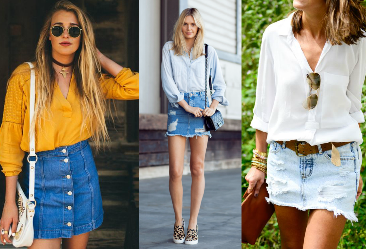 moda | moda 2016 | moda feminina | saia jeans | moda inverno | roupas | roupas da moda | look com saia | dicas de moda