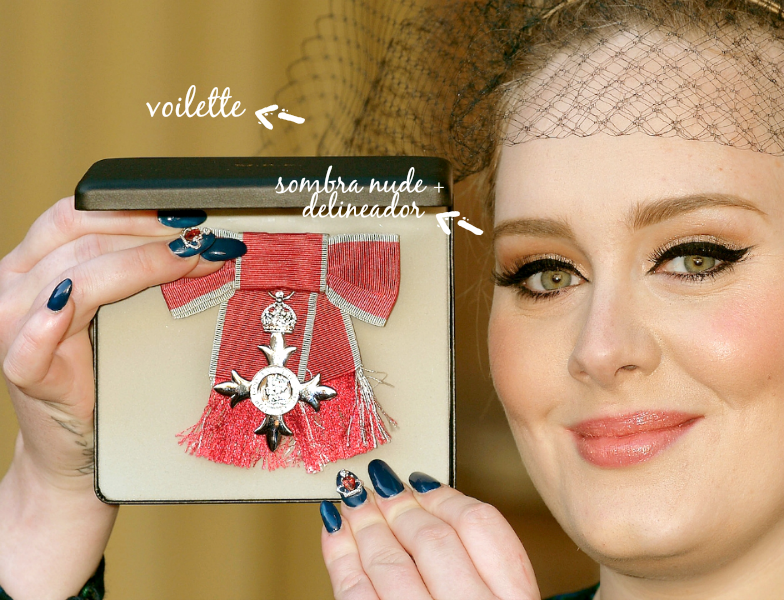 blog de moda | moda | sobre moda | look das famosas | famosas e moda | Adele | look de Adele | Adele recebe prêmio MBE | make Adele | weekend inspiration