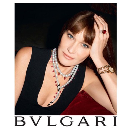 blog de moda | sobre moda | compras | moda | jóias | acessórios | moda 2013 | campanhas de moda | Bulgari | marcas internacionais | Carla Bruni para Bulgari