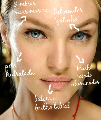 blog de moda | beleza | maquiagem | make up | beauté | dicas de beauté | maquiagem de Candice Swanepoel | dicas de maquiagem