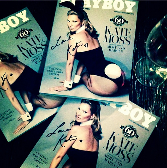 blog de moda | entretenimento | moda | revistas de moda | Kate Moss na Playboy | Kate Moss capa da Playboy | Playboy edição de aniversário janeiro 2014
