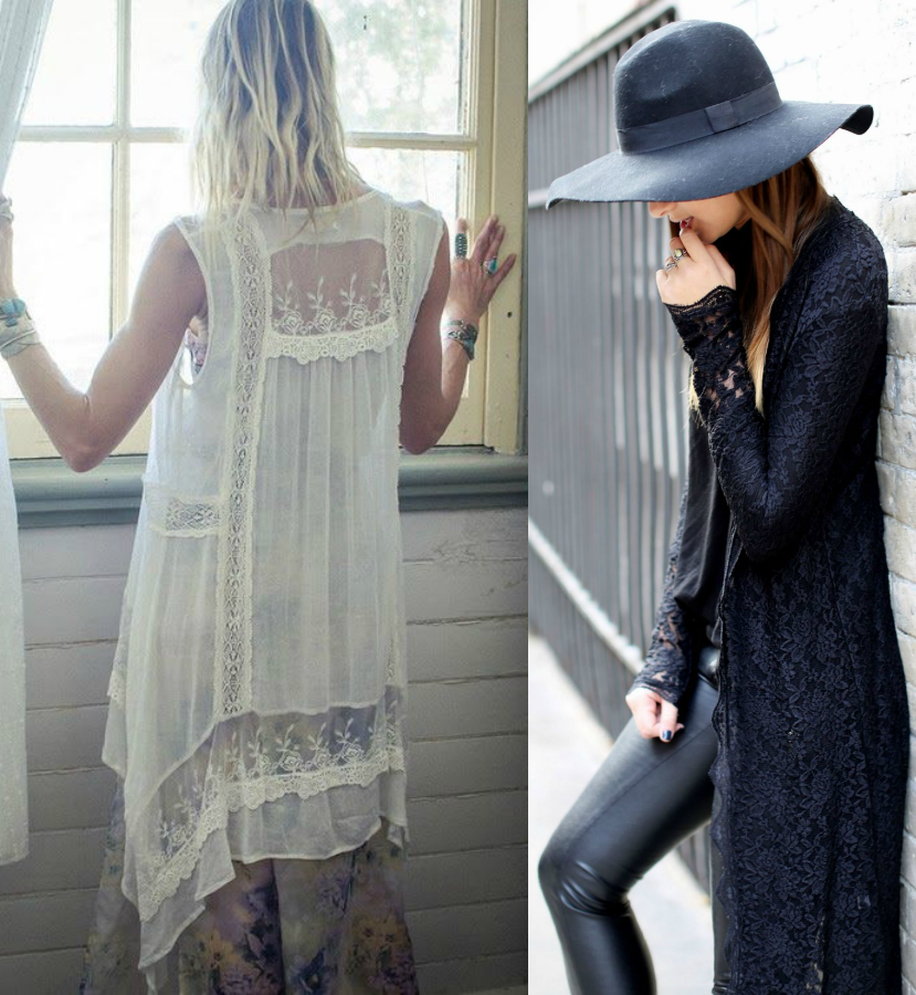 moda | moda 2015 | moda inverno | inverno 2015 | colete de trico | colete de renda | dicas de moda | consultoria de moda | estilo | coletes | long lace vest | colete feminino