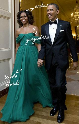 blog de moda | moda | sobre moda | looks de festa | vestidos | vestidos de festa | Michelle Obama | Michelle Obama looks | vestido tomara-que-caia | festas de fim de ano | look de Natal
