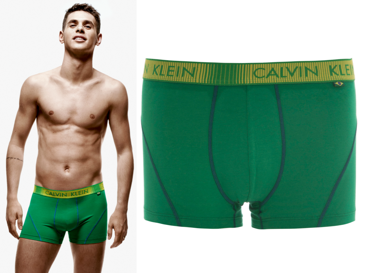 compras | moda | lingerie | cuecas | peça íntima masculina | Calvin Klein | Calvin Klein Underwear | Oscar Emboaba para Calvin Klein Underwear