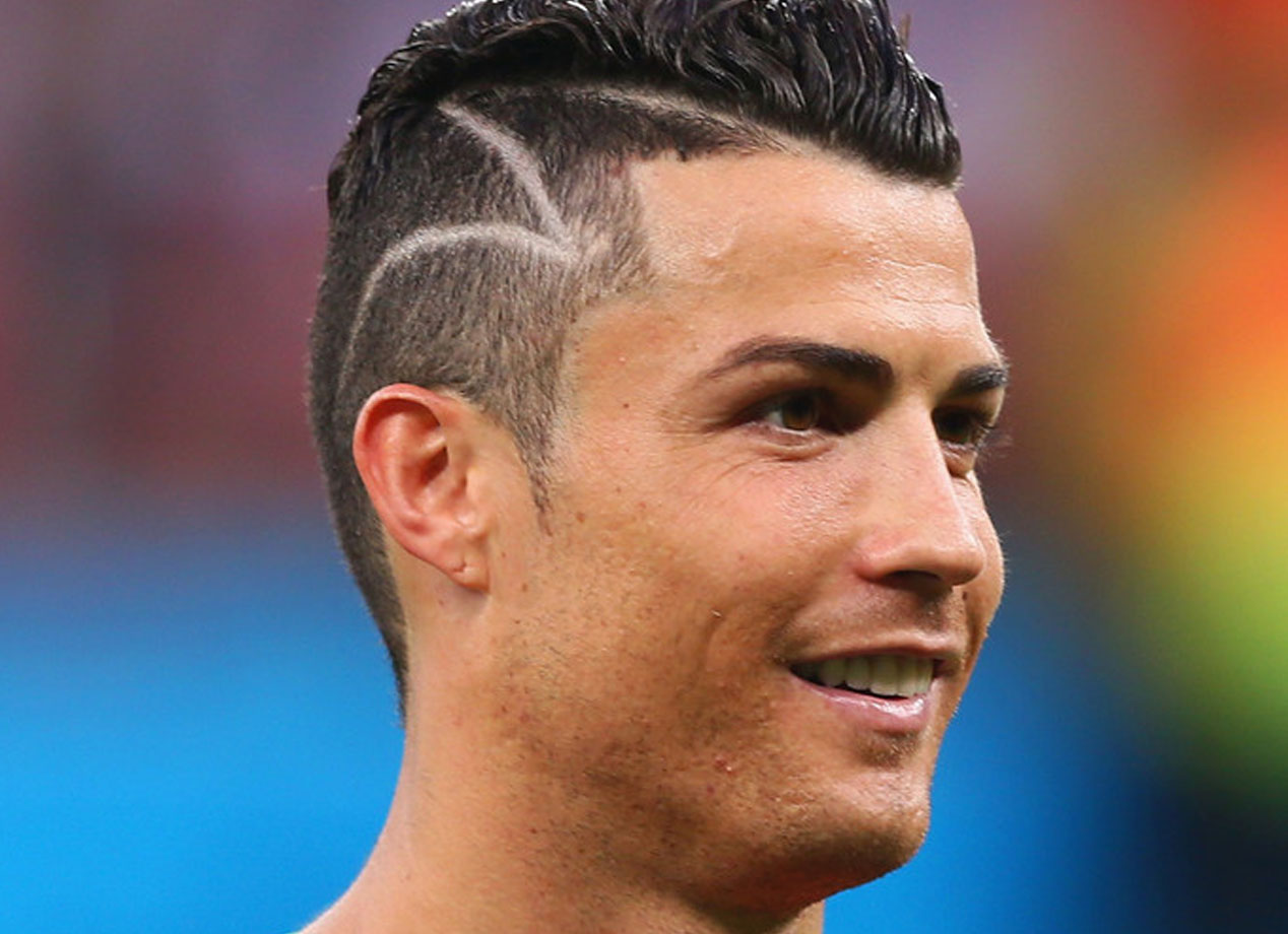 beleza | beleza para homens | metrossexualismo | penteados masculinos | Cristiano Ronaldo | os 8 piores penteados usados por Cristiano Ronaldo