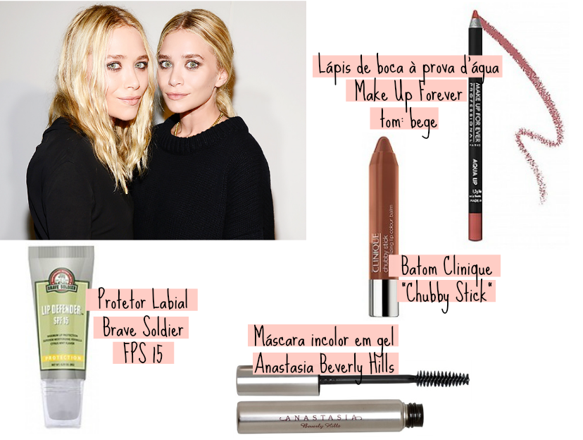 beleza | maquiagem | make up | produtos de beleza | truques de beleza das famosas | Mary-Kate Olsen | Ashley Olsen | Mary Kate and Ashley Olsens beauty tips | beauty tips | make up