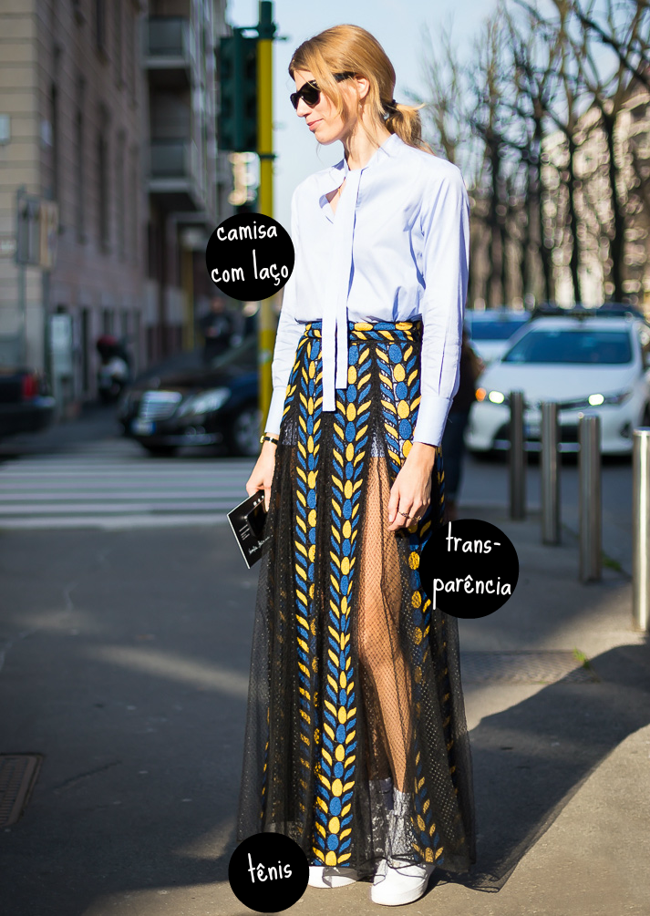 moda | sobre moda | moda 2014 | looks das famosas | street style | looks de rua | calça jeans | maxissaia | camisa | transparência | jaqueta