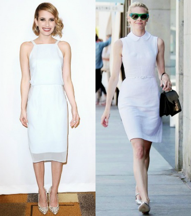 moda | weekend inspiration | inspiração para o fim de semana | look das famosas | vestido branco | Jessica Alba | Olivia Palermo | Jennifer Lopez | como usar vestido branco | jeitos de usar vestido branco | white dress